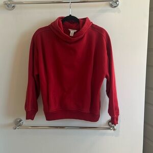 Athleta Cozy Karma Hoodie Sweatshirt Size S Clover Berry EXCELLENT CONDITION